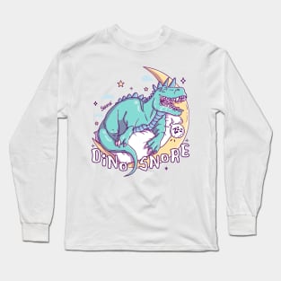 Dinosnore - Jurassic Slumber Delight Long Sleeve T-Shirt